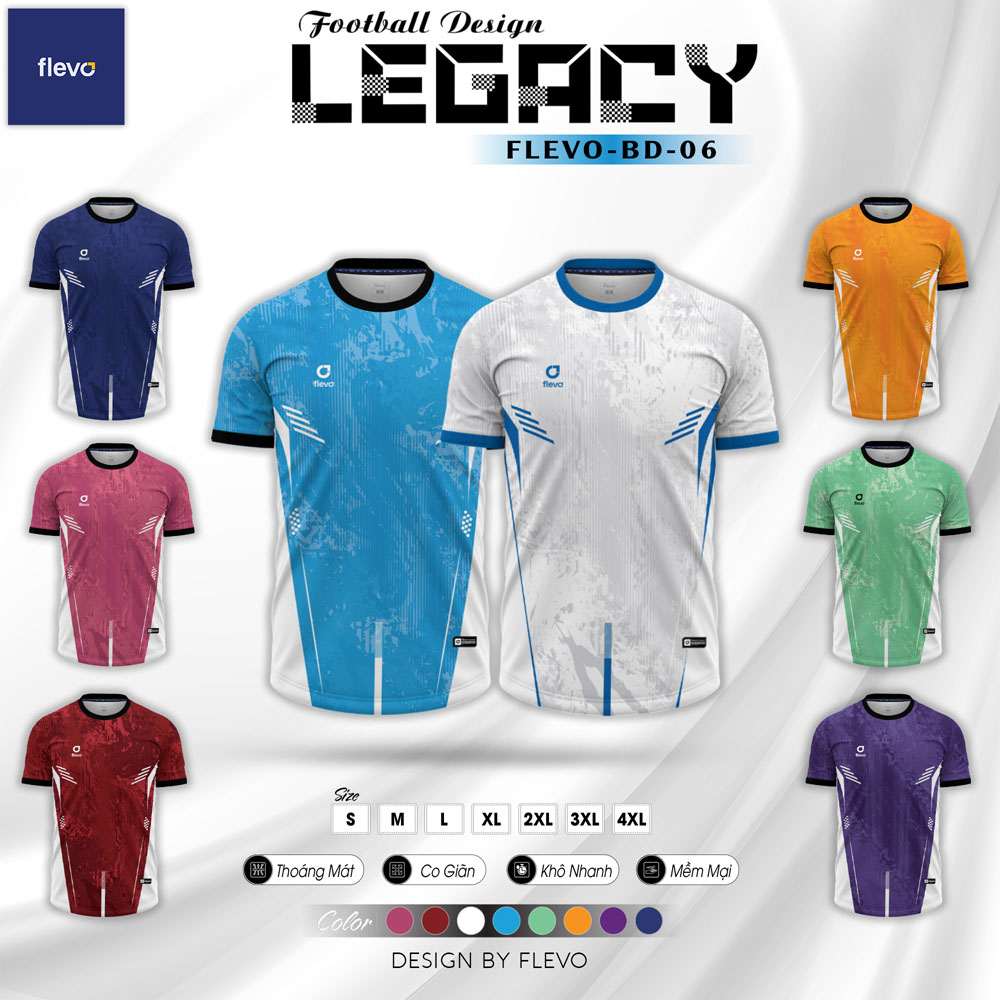 Áo Bóng Đá Flevo Legacy - Kiệt Tác Sắc Màu Sân Cỏ