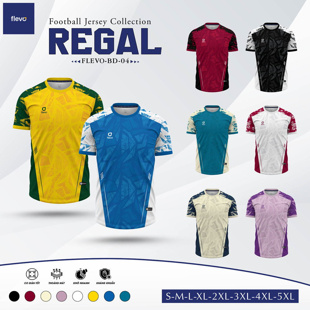 Áo Đấu Thể Thao Flevo Regal - Năng Động Bứt Phá Giới Hạn