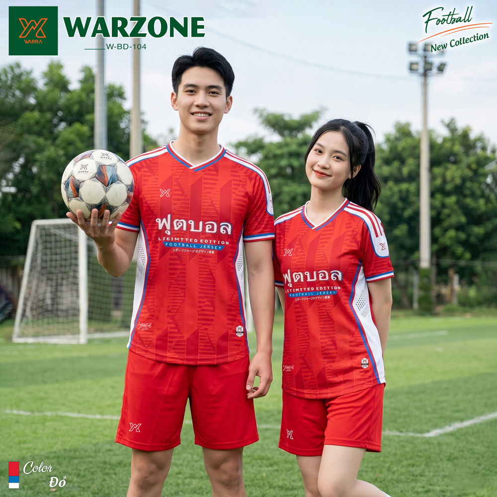 Áo Đấu WARRA W-BD 104 Phối Màu Sang Trọng - Ảnh 3