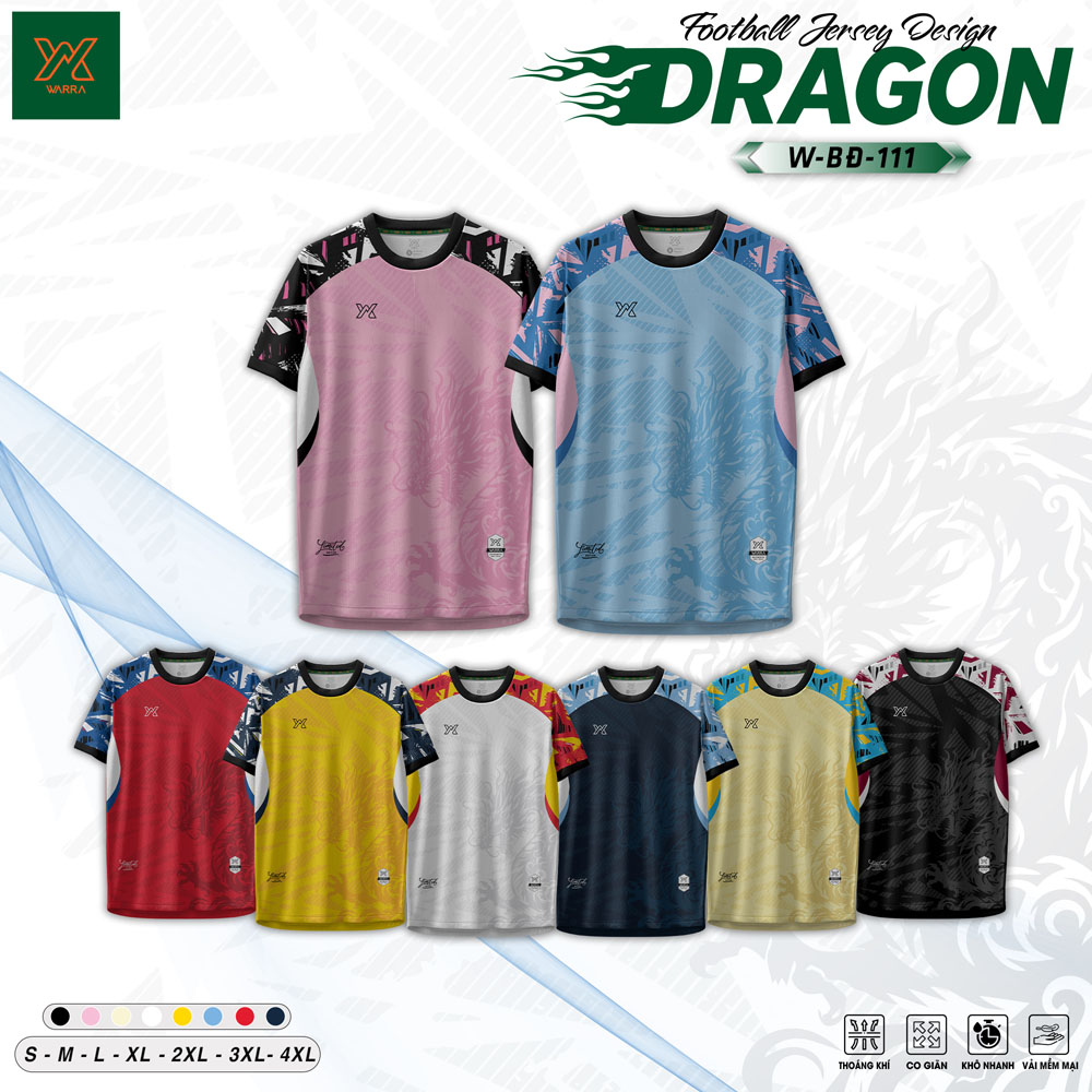 Áo Đấu WARRA W-BD 111 Tinh Tế